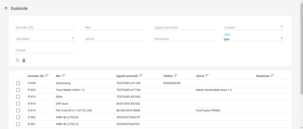 iBeacon kiválasztása
