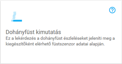 A Dohányfüst kimutatás lekérdezés konfigurációs ablaka a járműválasztóval 