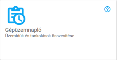 A Gépüzemnapló lekérdezés konfigurációs ablaka a járműválasztóval, a Vágás mód és az Állás (perc) mezőkkel 