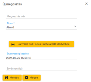 Megosztás konfigurálása Megosztás konfigurálása