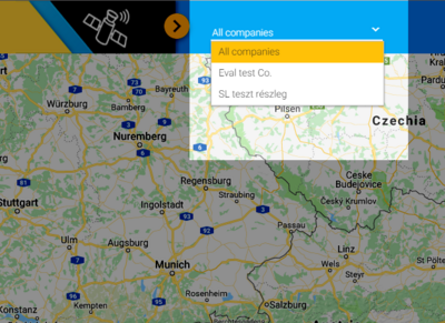 Company selector