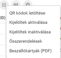 Műveletlista Műveletlista